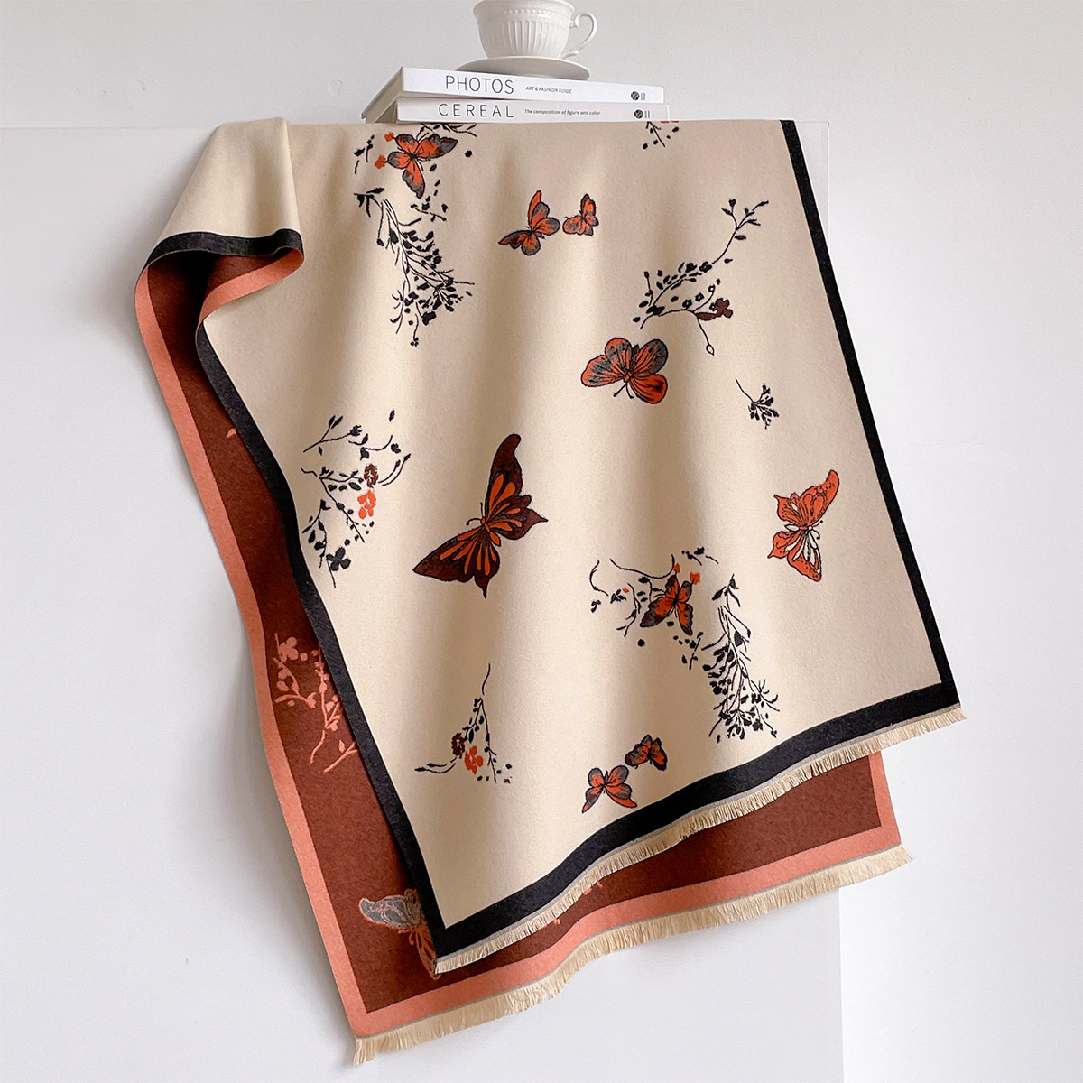 Women Imitation Cashmere Scarf - đánh giá và giá Pashmina Wrap Large