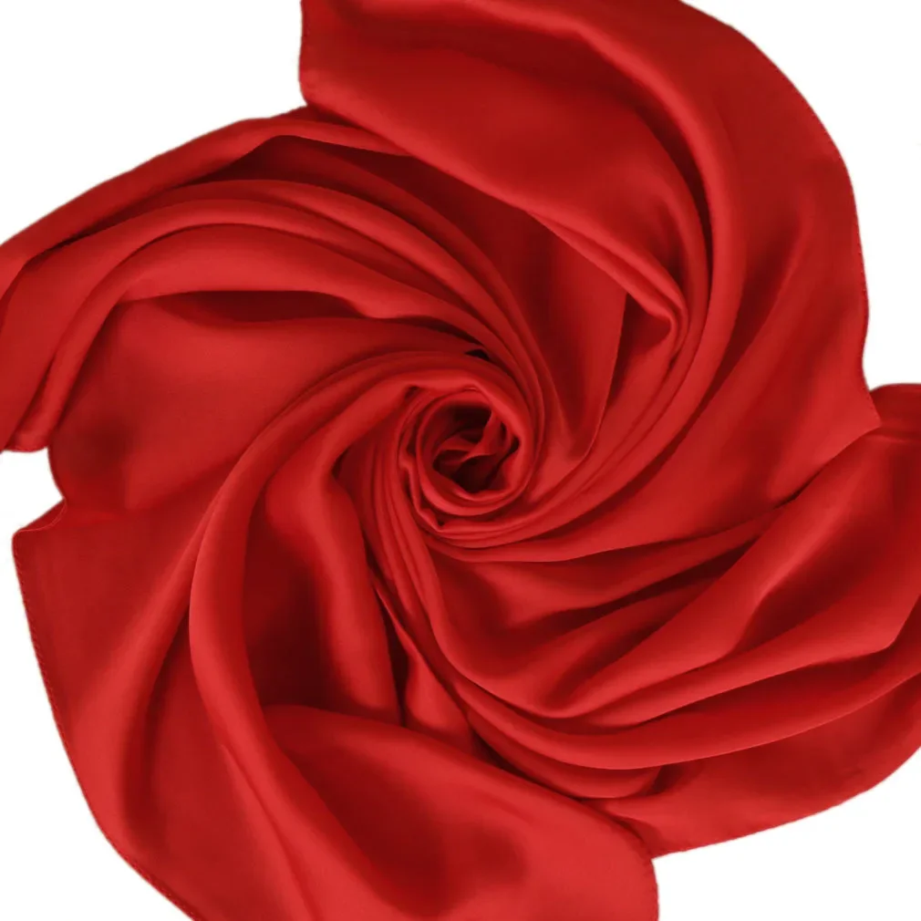 Satin Scarf Women 70cm Solid C - đánh giá và giá Silk Neck Scarf
