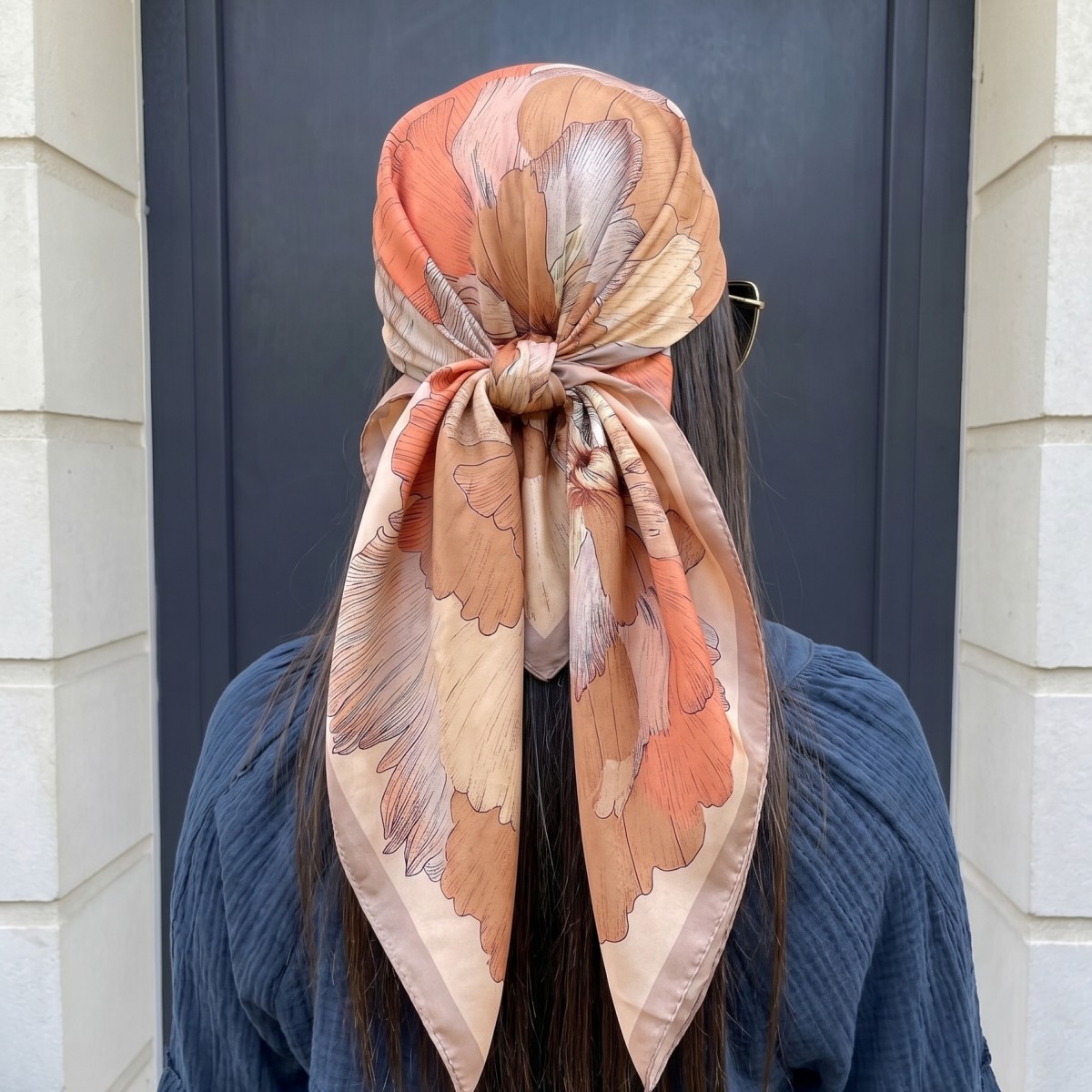 Women Silk Square Scarf Lady B - đánh giá và giá Pashmina Wrap Large