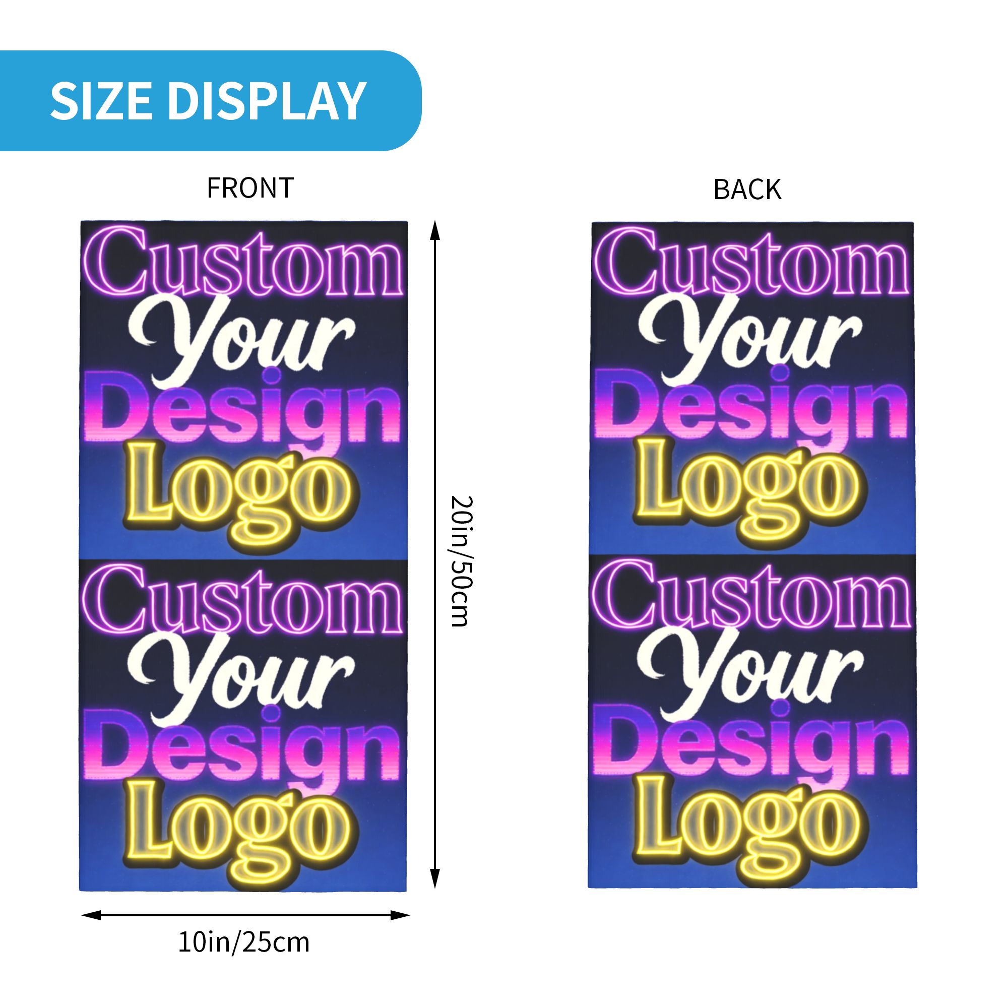 Custom Custom Your Design Logo - đánh giá và giá Neck Warmer Tube