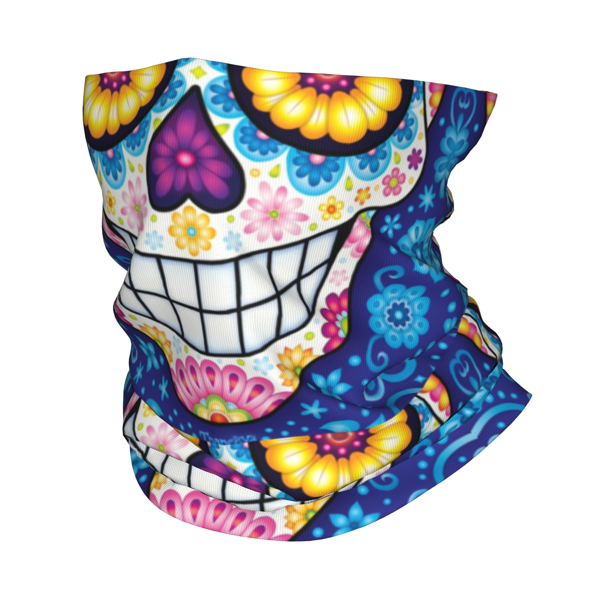 Custom Day Of The Dead Sugar S - đánh giá và giá Neck Warmer Tube