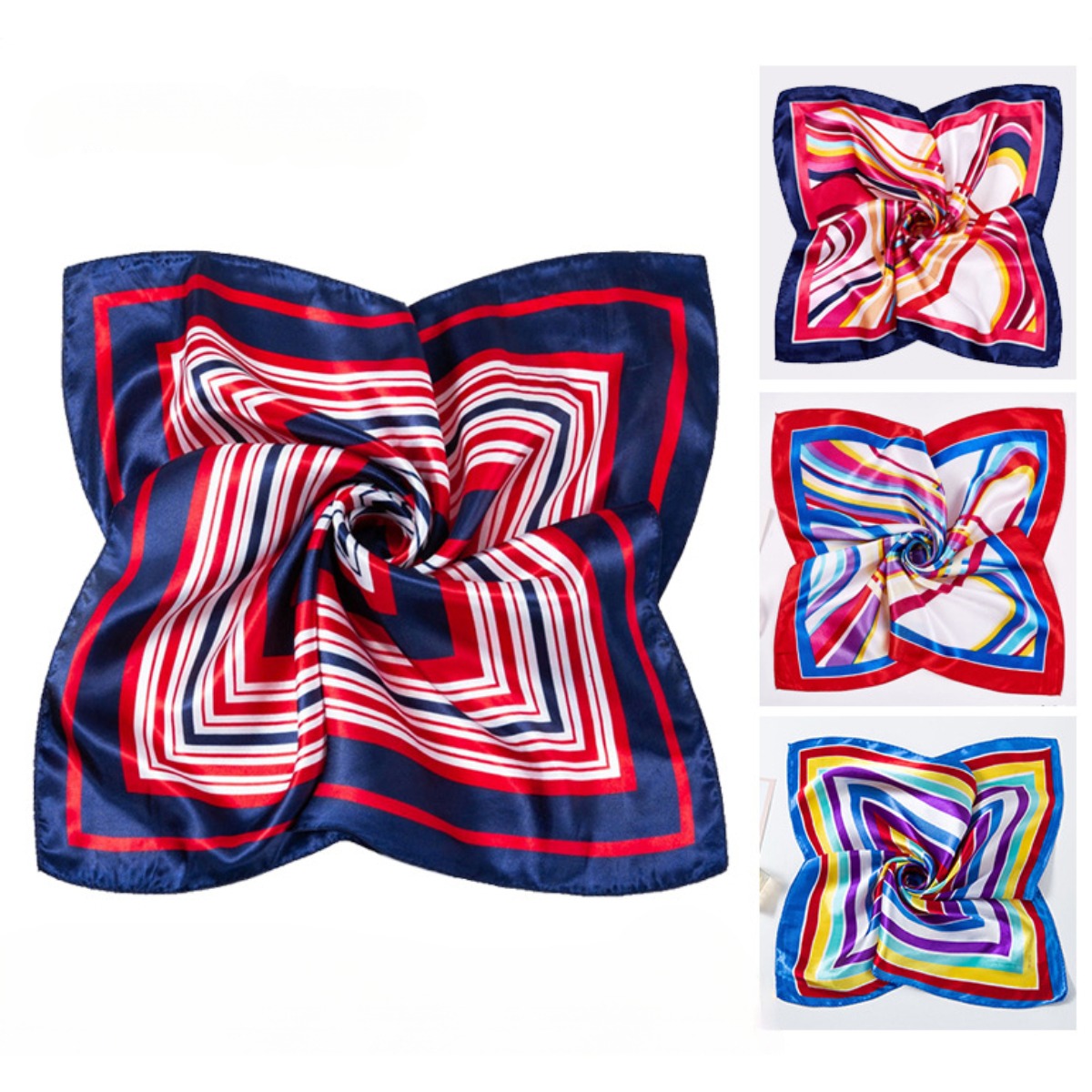 50*50cm Square Silk Scarves Sc - đánh giá và giá Silk Neck Scarf