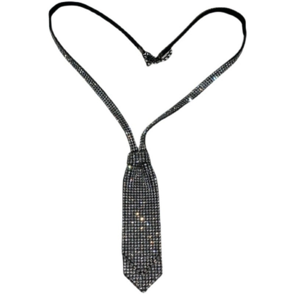 Shiny Rhinestone Double-layer  - đánh giá và giá Bow Tie Pre Tied
