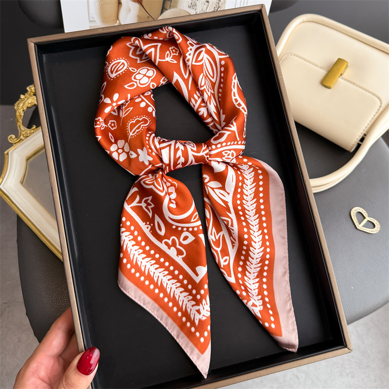 1Pc cashew print fashion silk  - đánh giá và giá Silk Neck Scarf