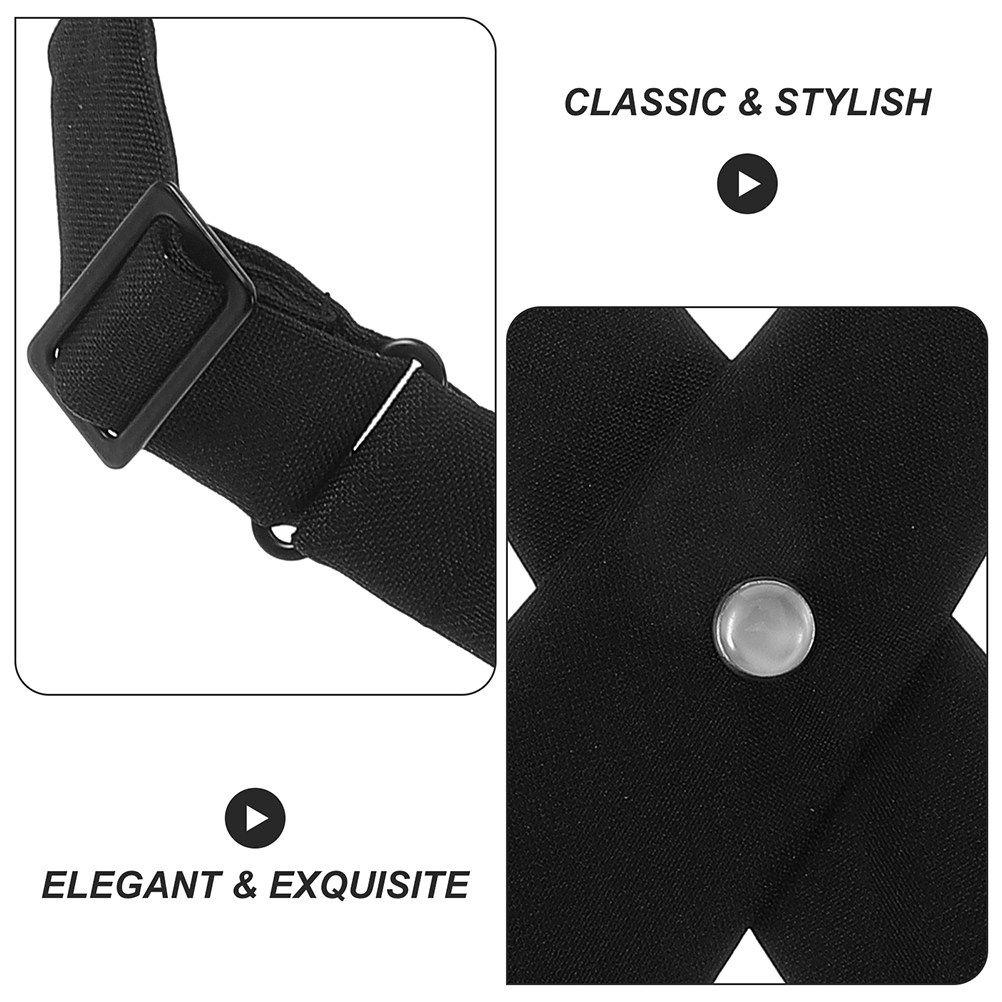 2Pcs Black Cross Bow Tie for W - đánh giá và giá Bow Tie Pre Tied