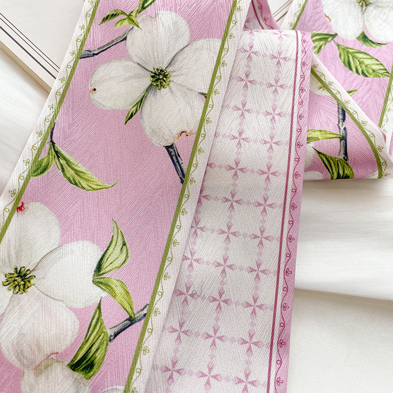 Korean Silk Satin Long Scarf F - đánh giá và giá Silk Neck Scarf