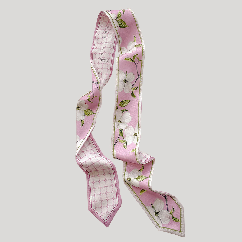 Korean Silk Satin Long Scarf F - đánh giá và giá Silk Neck Scarf