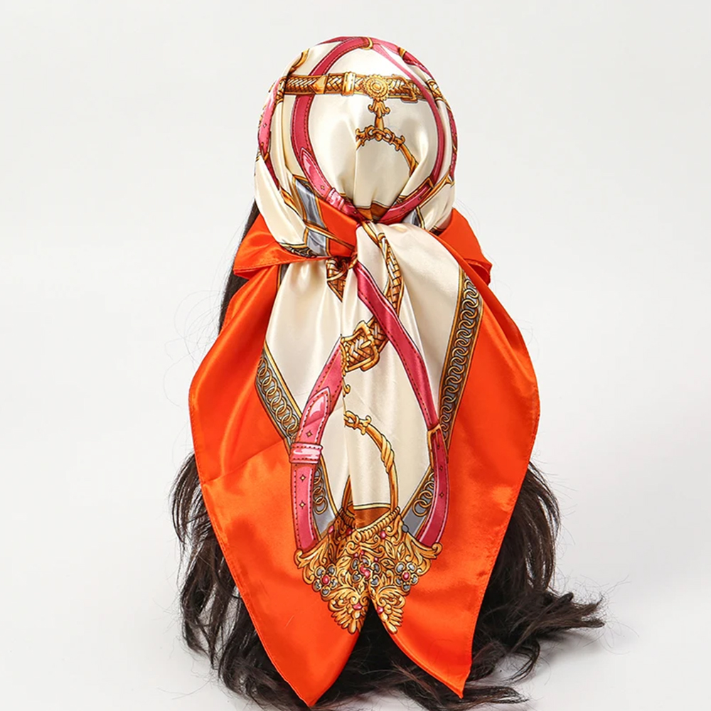 Fashion Scarves 90*90cm Women  - đánh giá và giá Silk Neck Scarf