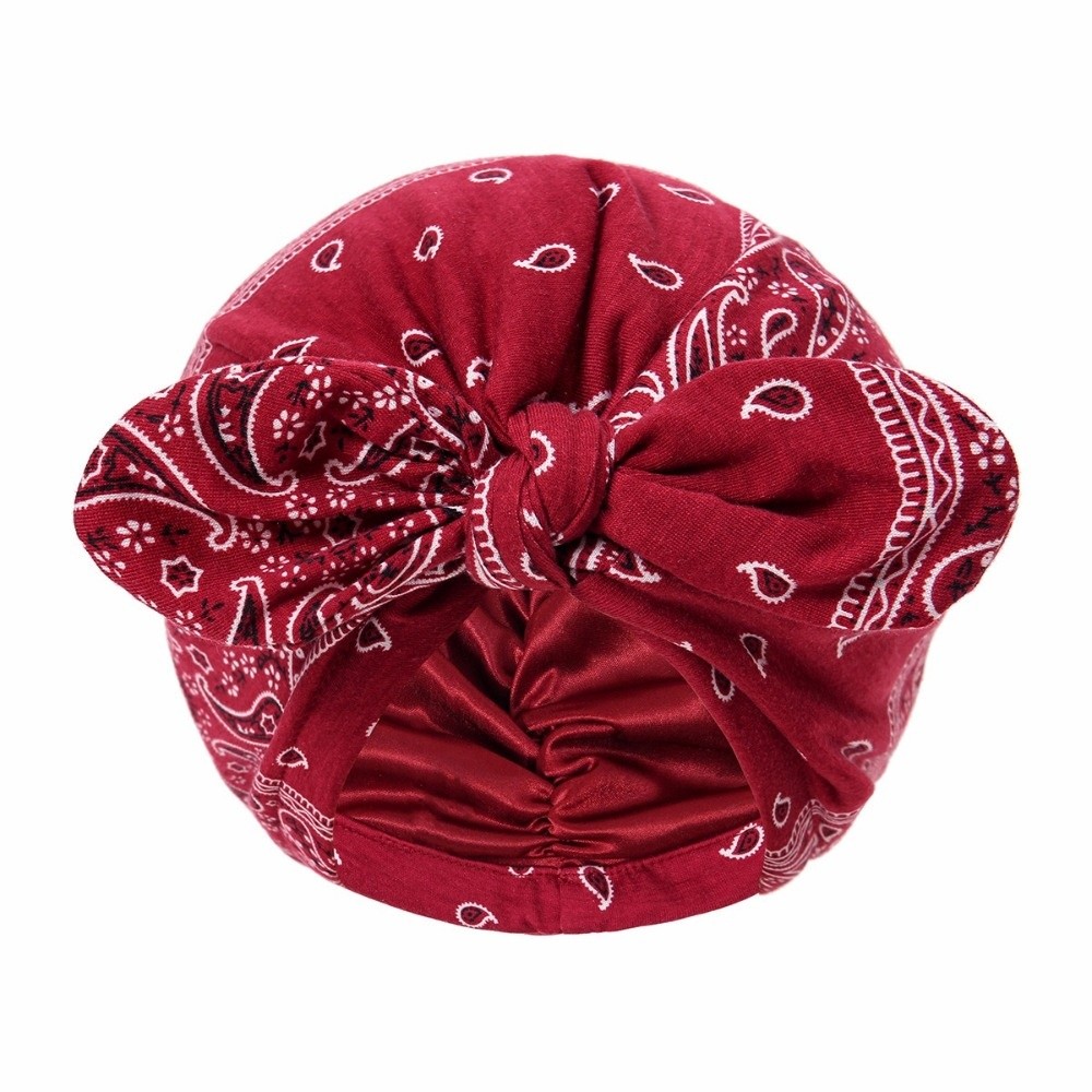 Satin Lined Bandana Turban Hat - đánh giá và giá Bow Tie Pre Tied